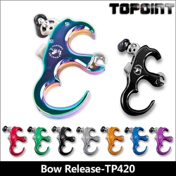 Archery Release Aids Aluminum Alloy 3 Finger Thumb Handle Grip Caliper Dispenser Compound Bow Release Aids