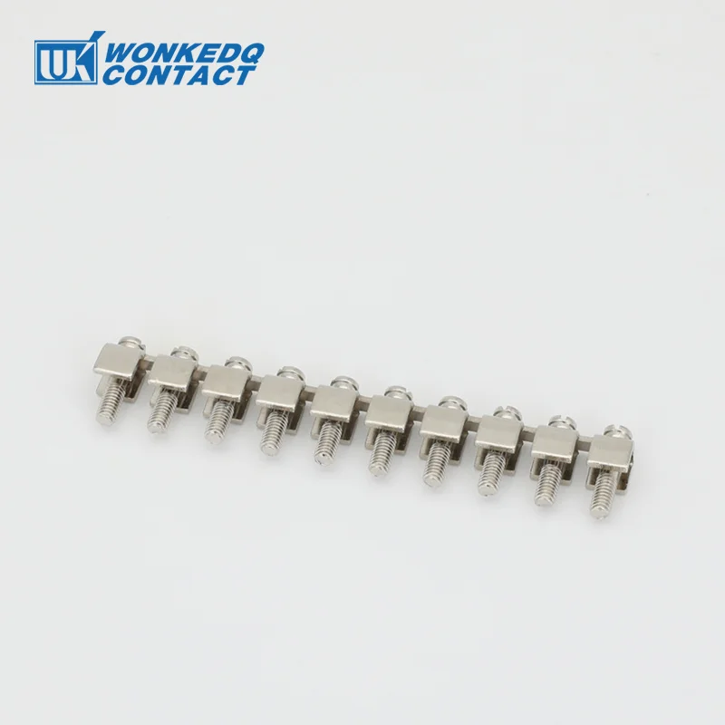 1Pc FBI10-10 Wiring Jumpers For UK10N UK10 Wire Strip Connector FBI 10-10 DIN Rail UK Terminal Block Accessories Fixed Bridge