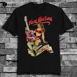 Van Halen World Invasion Tour 1980 T-Shirt Fan Gift Shirt White T Shirt Custom Aldult Teen Unisex Digital Printing Tee Shirt