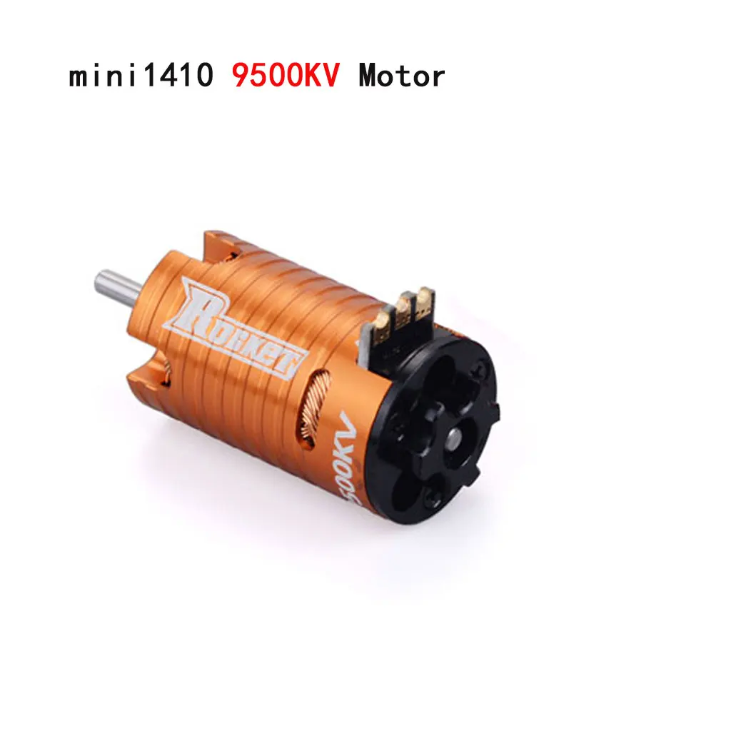 Rocket Mini1410 2500KV 3500KV 5500KV 7500KV 9500KV Borstelloze Motor 18A ESC voor Kyosho Mr03 Pro Atomic GLracing 1/28 1/32 RC Auto