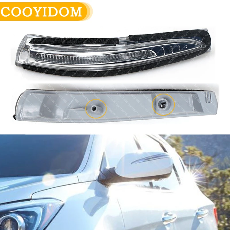 Car Side Rearview Mirror LED Turn Signal Light For Hyundai Santa Fe Sport IX45 3.0 2014 2015 2016 Blink Flasher lamp car-styling