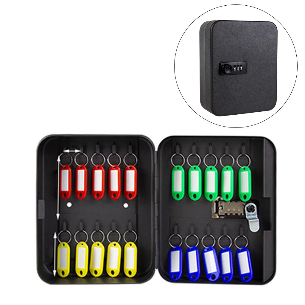 Wall Mounted Password Key Box Digital Code Lock Put 20pcs Keys Key Cabinet Key Management Case for Warehouses