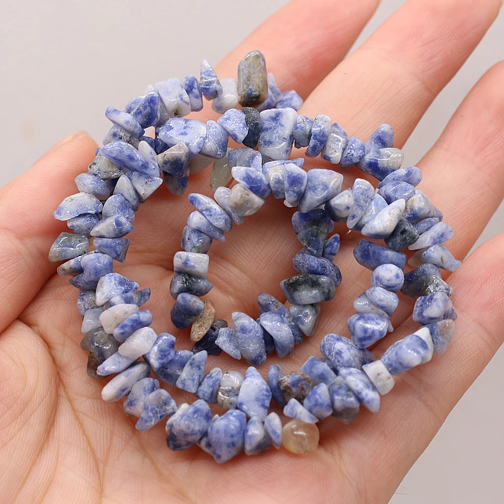 Natürliche Edelstein Chips Perlen Amethys Unregelmäßige Kies Achate Lose Perlen für Schmuck Machen DIY Halskette Armband Geschenk 15''