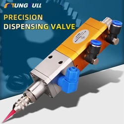 UV Dispensing Valve Anti-drip Silicone Valve Suck Back Epoxy Silicone Resin Glue Pneumatic Precision Dispensing Valve MY-3131