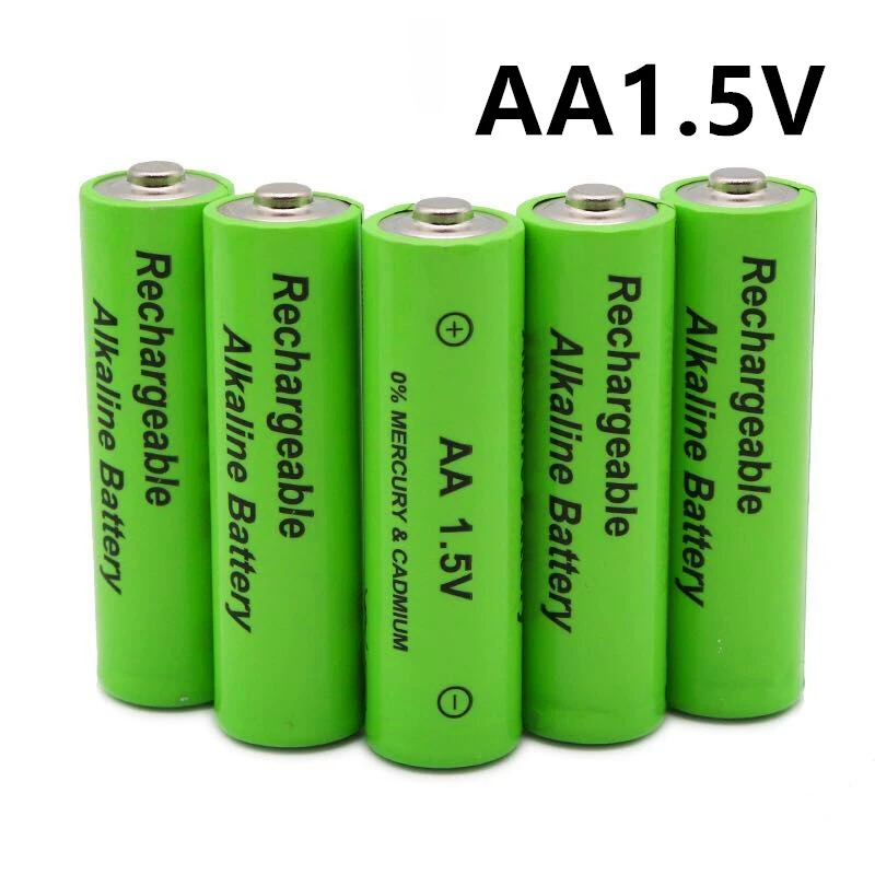 1-20Pcs 1.5V AA Battery 4800mAh Rechargeable battery NI-MH 1.5 V AA Batteries for Clocks mice computers toys so on+Free Shipping