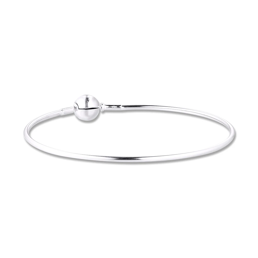 

100% 925 Sterling Silver Jewelry Essence Bangle Free Shipping