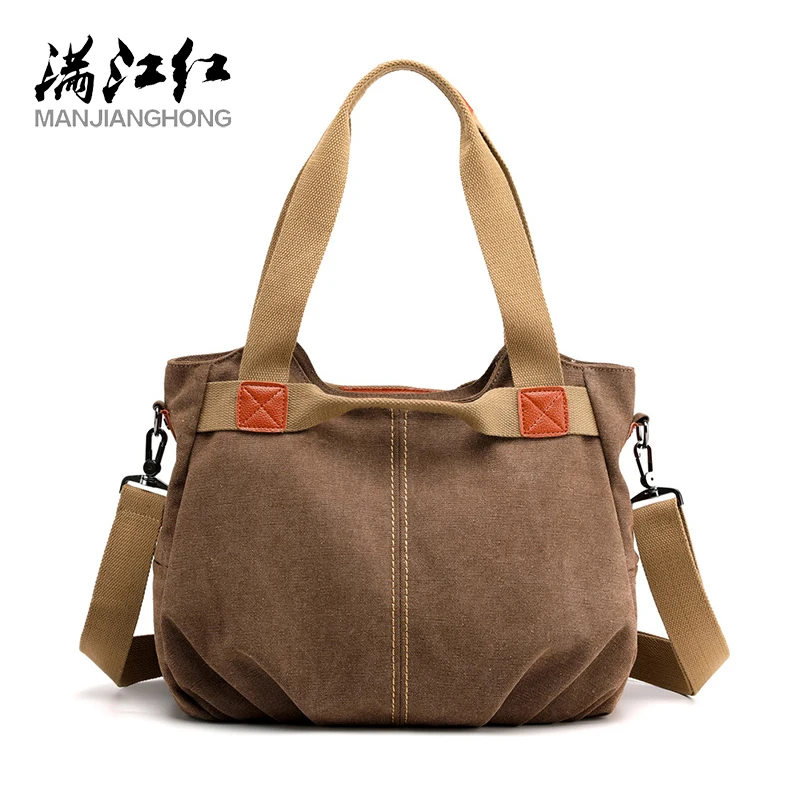 

Fold Casual Tote Light Portable Women's Handbag Shoulder Crossbody Bag Canvas Large Capacity Bag for Women Female bolsa feminina