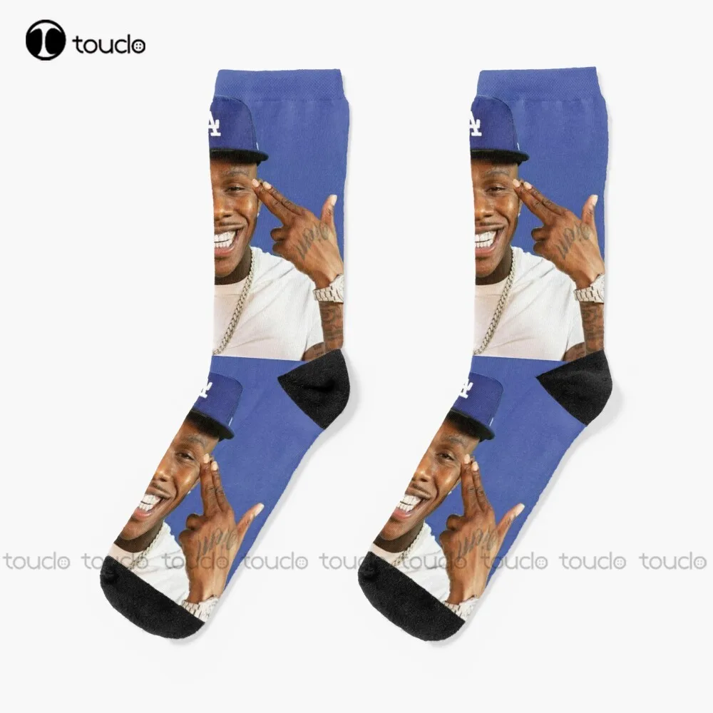 Dababy Rapper Rap Dababy Da Baby Singer Artist Music Socks Custom Socks Personalized Custom Unisex Adult Teen Youth Socks