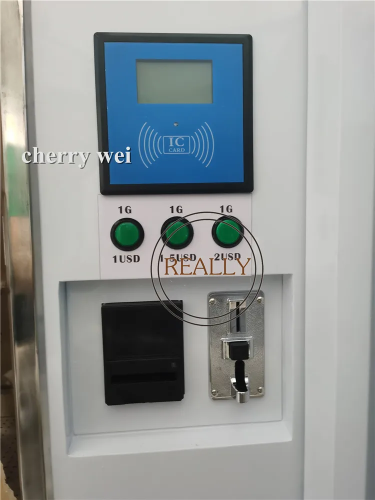 Pure RO drinking water vending window  Purified Water Purification Vending alkaline water  drinking water sales window