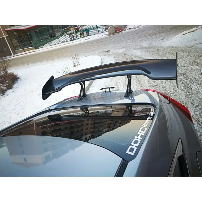 APR style top quality real Carbon fiber Car Rear Trunk Spoiler Wing For Honda civic 2016-2017, drilling needed