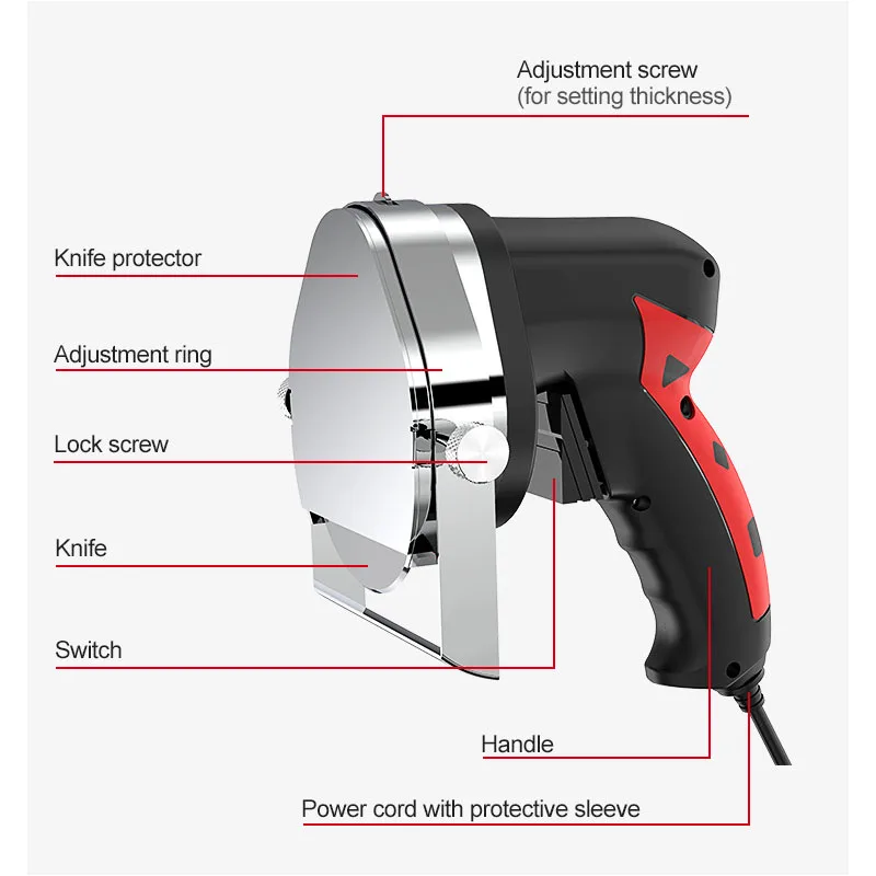 상업용 전기 케밥 슬라이서, 도너 나이프, 샤와마 커터, 핸드 헬드 로스트 고기 절단기, 자이로 220-240v, 110v