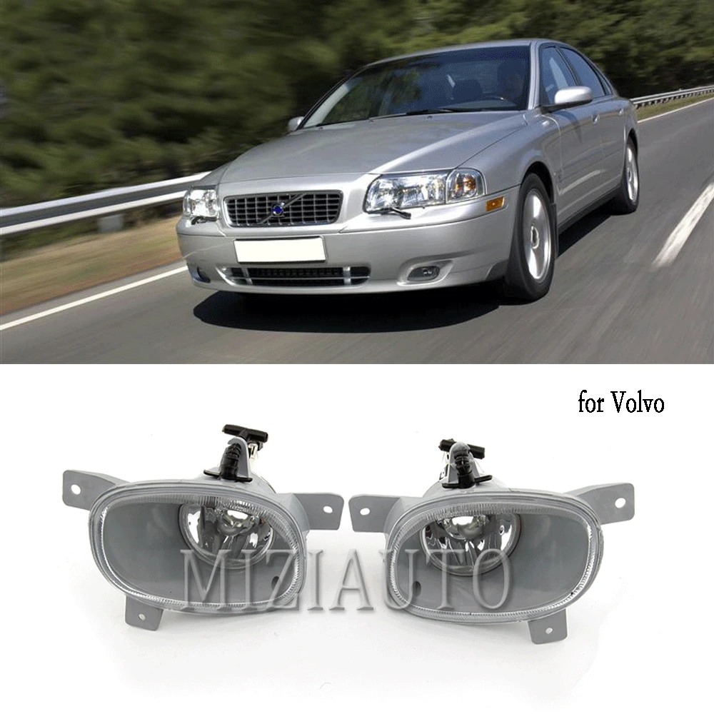 Fog Lights Assembly For Volvo S80 MK 1999 2000-2006 Car Foglight Headlight Without Bulbs Front Bumper Fog Lamp Car Accessories