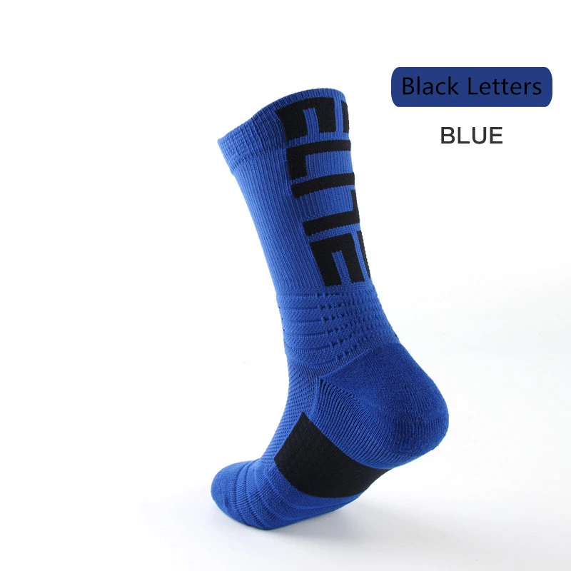 Men\'s Elite Sports Socks Basketball Anti-slip Thickened Terry Damping Anti-shock Socks  Knitting Delivery Within 24 Hours