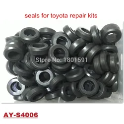 300pieces Fuel Injector Lower Rubber Seal forMitsubishi Mazda Toyota(16*8.8*5.5mm AY-S4006)