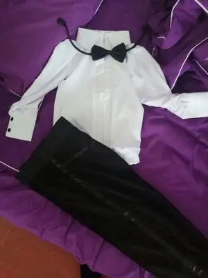 Ragazzi Costumi di Ballo Latino Pantaloni Camicia per I Bambini Concorrenza Professionale Mostra Salsa Sala Da Ballo Danza Vestiti Indossare Abiti