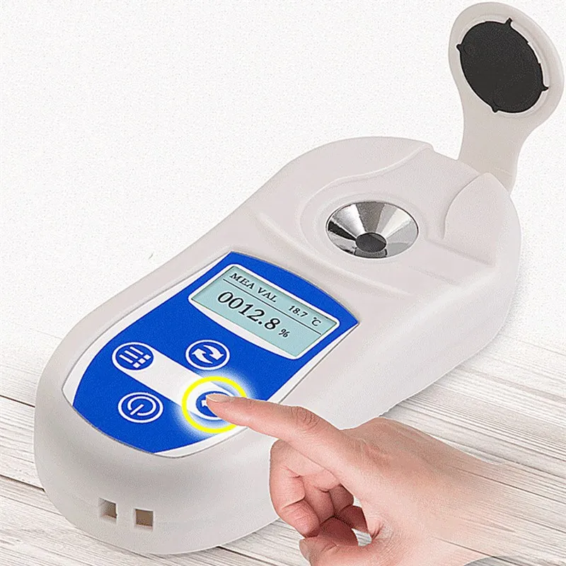 Brix Meter Digital Fruit Brix Meter High-precision Sugar Content Detector Sweetness Meter Honey Refractometer Range 0-82.0%