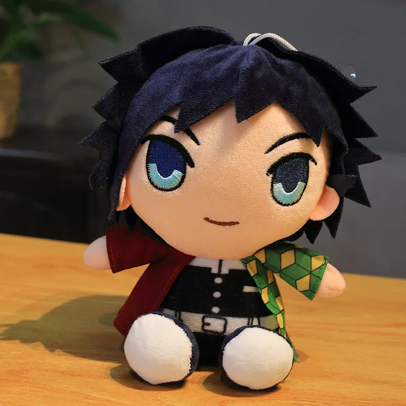 Hot Anime Demon Slayer peluche Kimetsu No Yaiba Kamado Tanjirou Tomioka Giyuu Agatsuma Zenitsu Douma Sabito regalo di bambole farcite