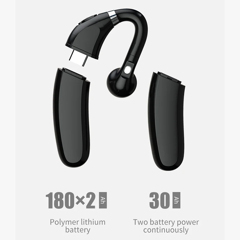 FC6 Wireless earphone original Two battery Bluetooth Earphone Headset Handfree with Microphone spare battery Volume control