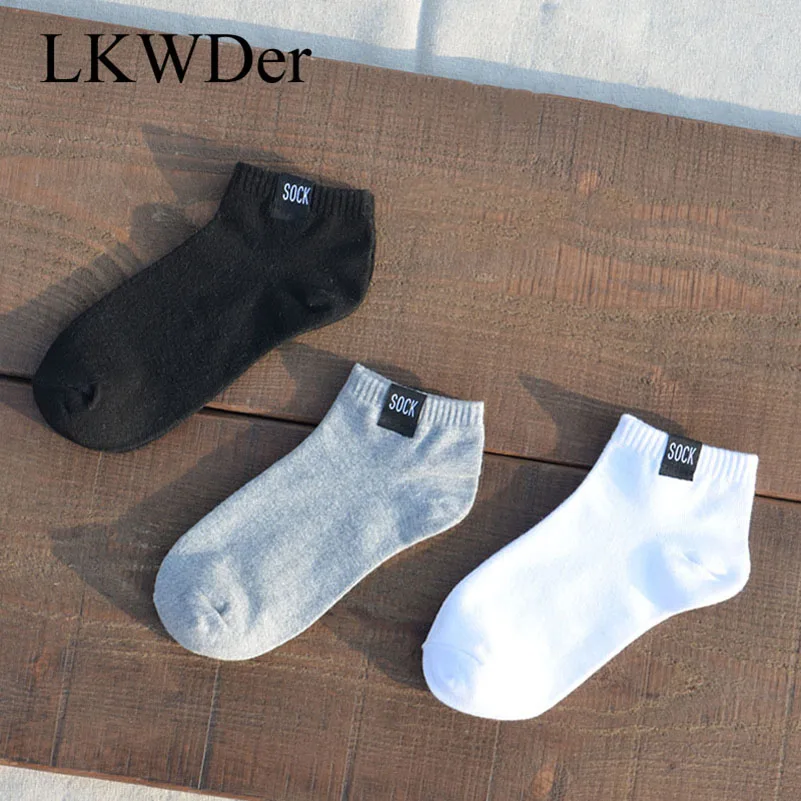 LKWDer 5 Pairs Mens Socks Men Sock Fashion Extra Large Big Plus Size 45,47,48 Ankle Socks Men Casual Sox Calcetines Hombre Meias