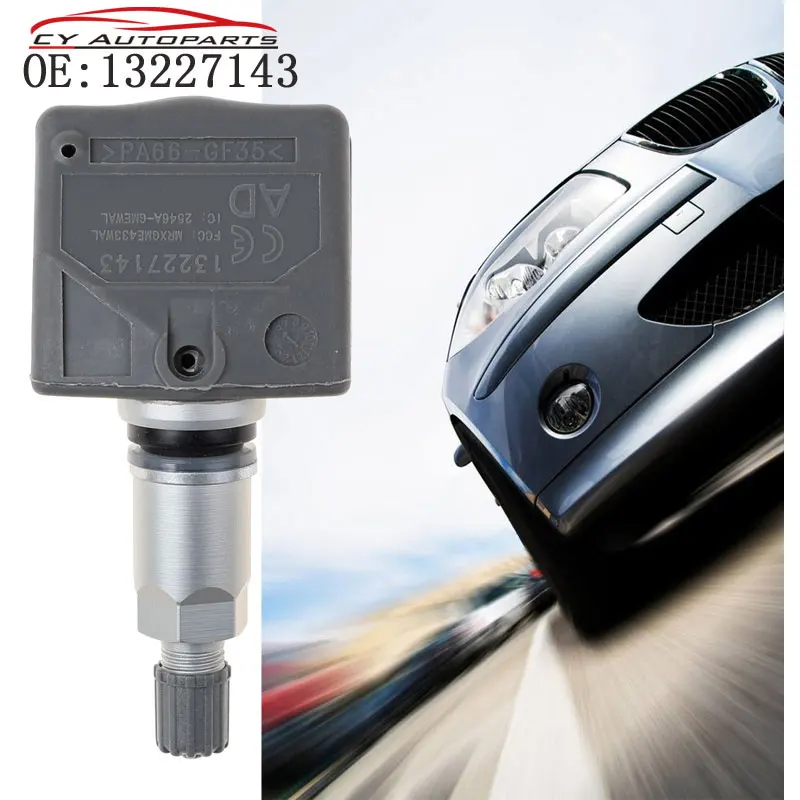 New Tire Pressure Sensor For GMC Saab 9-3 9-5 Chevrolet Volt Lotus Exige 13227143 TPMS 433MHZ