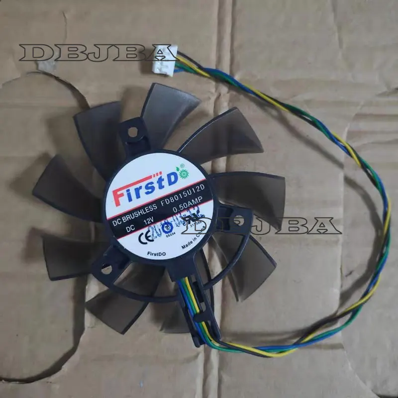 New For ASUS FD8015U12D GT740 650Ti EAH6770 7750 12V 0.50AMP Graphics Card Fan