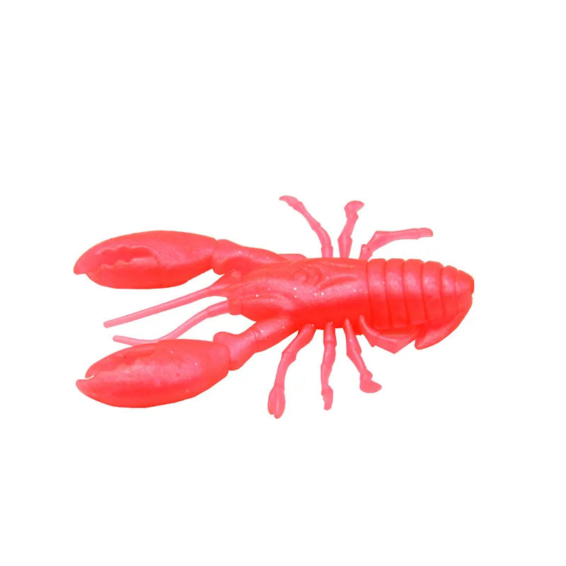 Simulation Hummer Angeln Köder Hohl Spezielle Geformte Garnelen Weichen Köder 9 cm Wurm Künstliche Köder Lot 5 Stück Verkauf – Detail 2