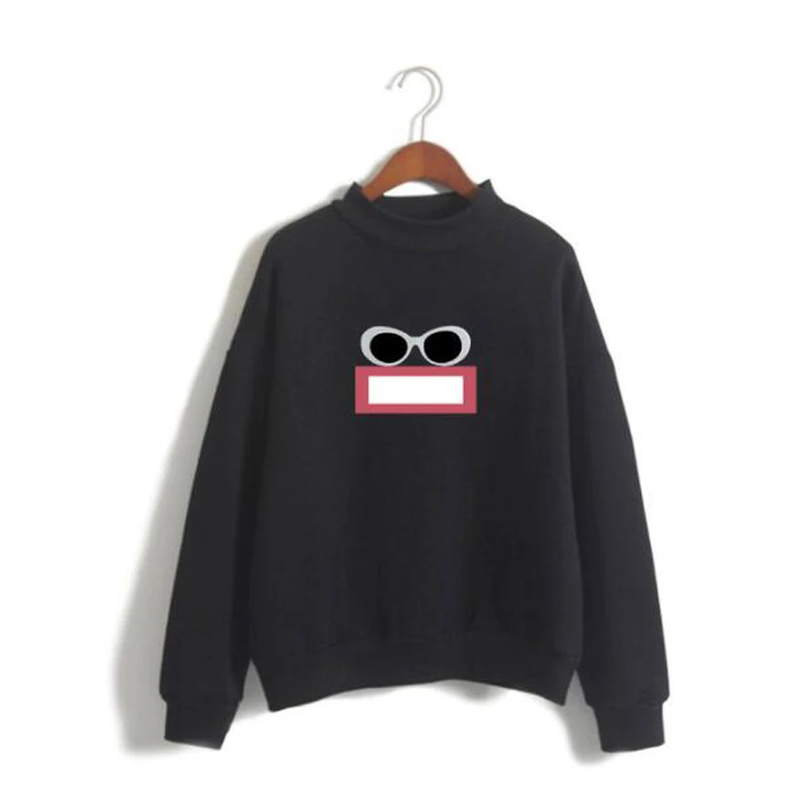 GeorgeNotFound Merch Oversized Hoodies Men Long Sleeve Fleece Turtleneck Sweatshirt Moletom Masculino Harajuku Pullover Tops