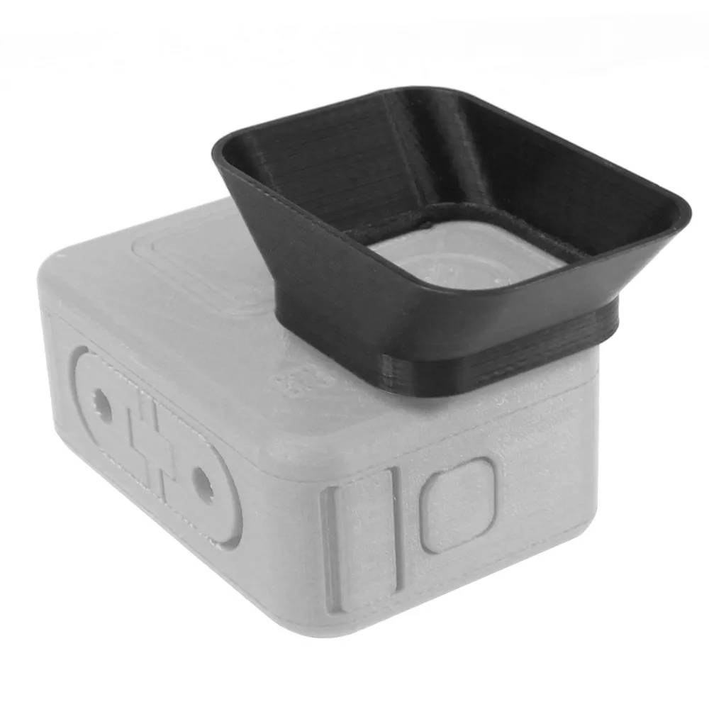 BGNing Gegenlichtblende für Gopro 9 10 11 12, Objektivdeckel, Sonnenschutz, 3D-gedruckter Kunststoffschutz, schwarzes Action-Kamera-Zubehör – Detail 4