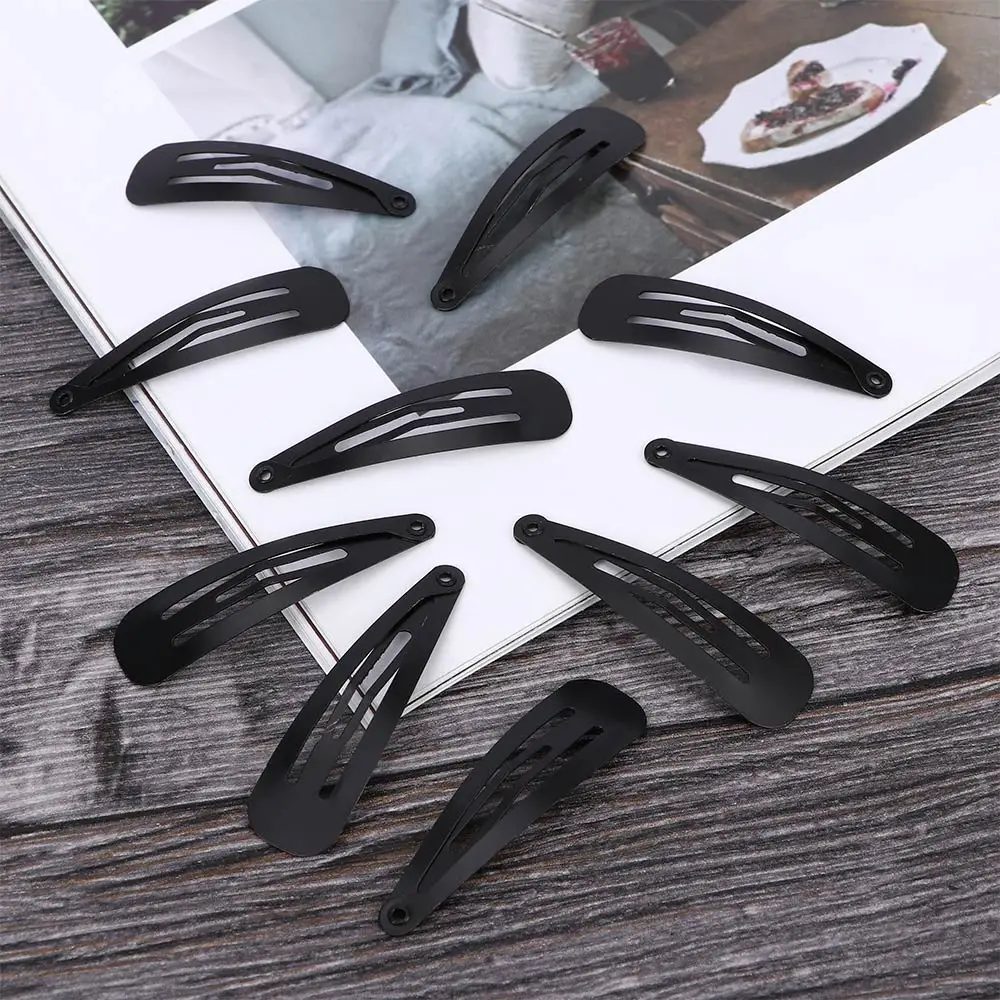 Black 10pcs/set Metal Hair Barrettes Hairpins BB Headbands hair clips for girls Womens Hairgrips Hair Styling Accessories