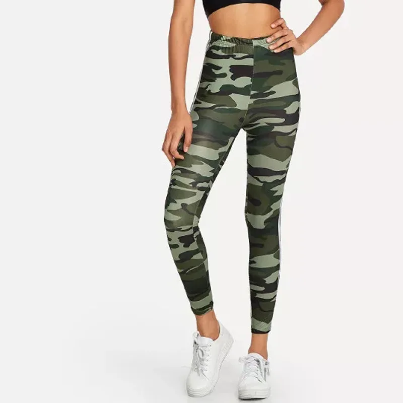 

Yoga Pants Women Camouflage Fitness Leggings Stretch Sports Leggings Running Tights ropa deportiva mujer Gym Workout Trousers