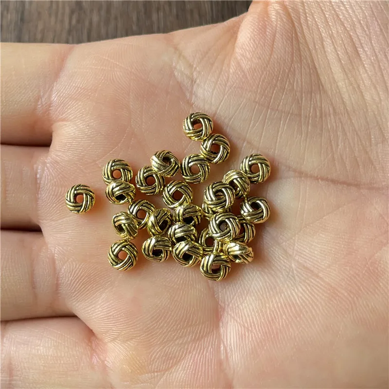 

Ju Yuan 600pcs Zinc Alloy Twist Donut Spacer DIY Making Jewelry Handicraft Connectors Wholesale Metal Accessories Wholesale