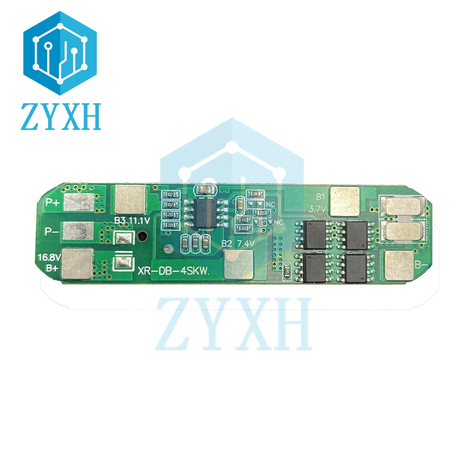 4S BMS 5A/10A 14.8V 18650 litowo-jonowy akumulator litowy płyta ochronna wspólny Port 2MOS/4MOS dla inwertor moc zasilania