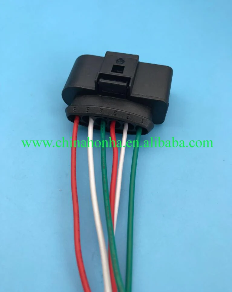 

1J0 973 726 Plug Connector 6-Pin Pigtail Wiring For B5 A3 A4 A5 A6 Q3 1J0973726