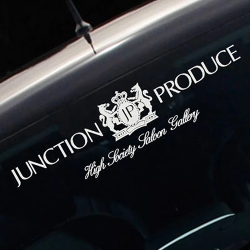 

Noizzy Junction Produce Ho Premium VIP JP Car Auto Front Windshield Sticker Decal Vinyl Reflective Automobile Tuning Styling
