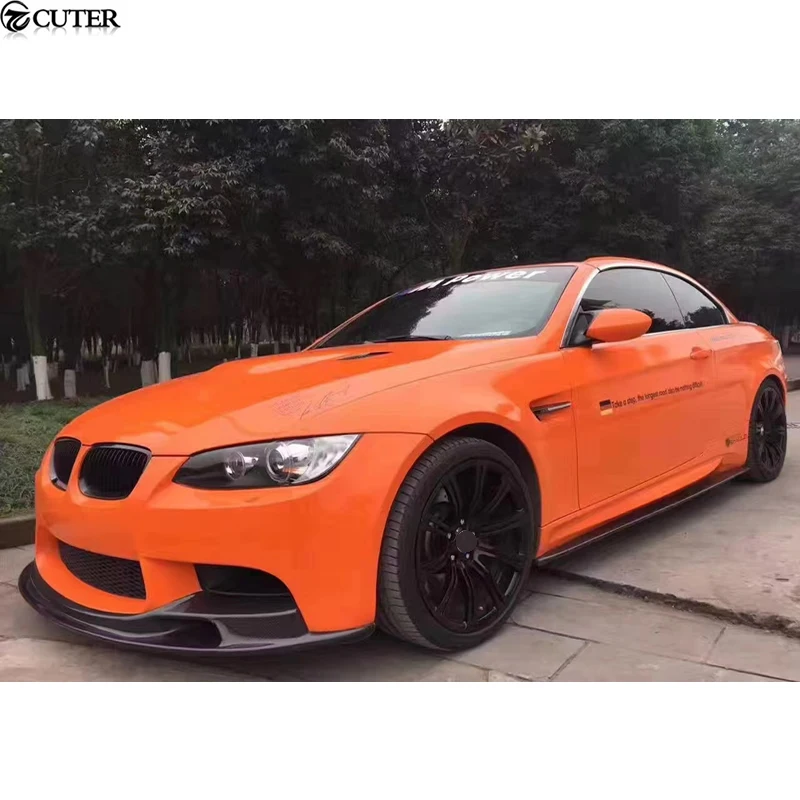 E92 E93 M3 Carbon Fiber Front Bumper Lip Rear Diffuser Side Skirts Rear Spoiler for BMW E92 E93 M3 06-13