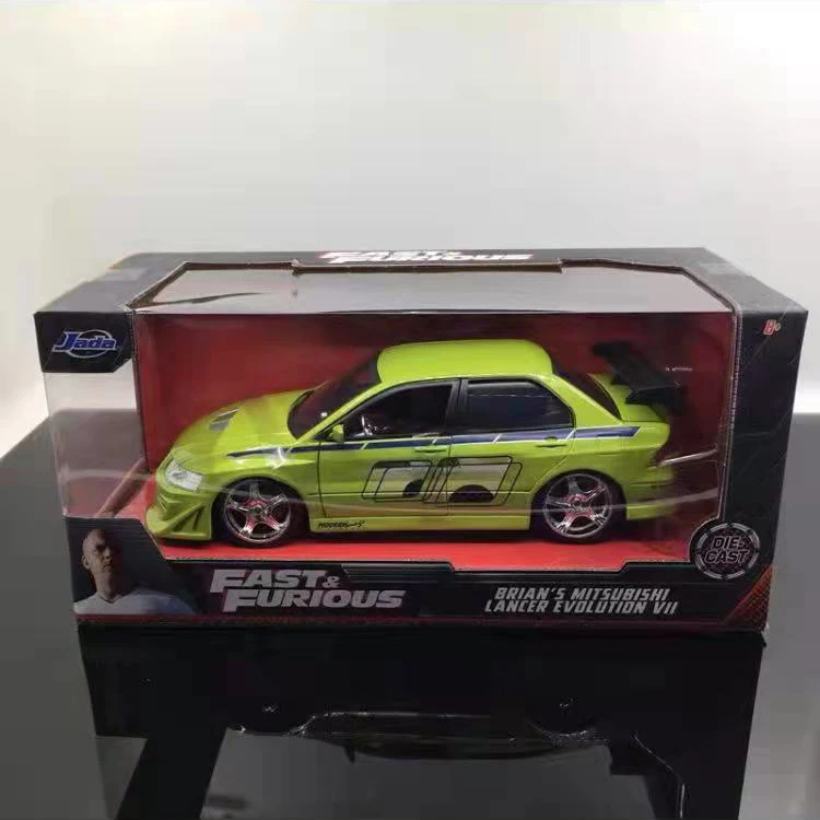 Jada diecast 1:24 carro rápido e furioso alta simulação liga de metal brinquedo modelo carros brinquedo para crianças presentes aniversário coleção