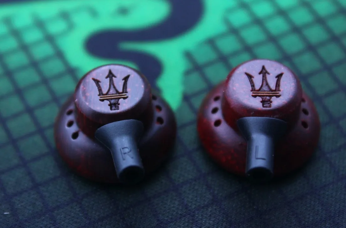 Cangkang Earphone 15.4Mm Soket MMCX Cangkang Kayu