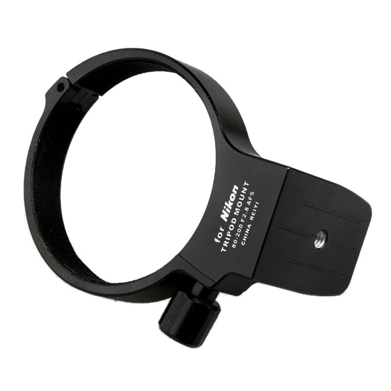 Metal Tripod Mount Collar Ring Adapter for DSLR Camera Nikon Nikkor AF-S 80-200mm f / 2.8D Black