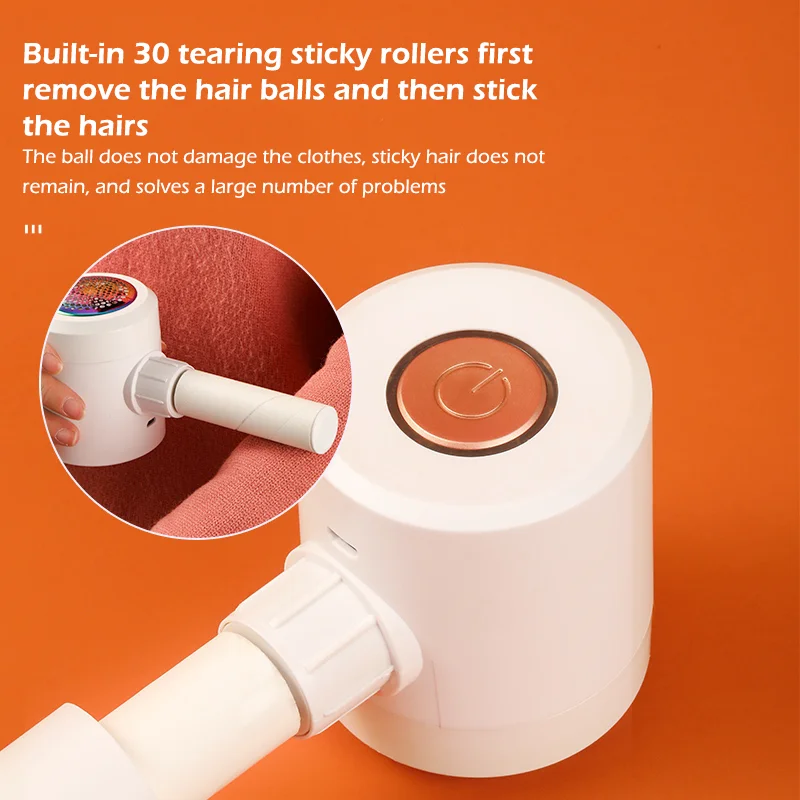 Lint Remover ไฟฟ้า2 In 1กระดาษเหนียว Roller Usb แบบพกพาที่เล็มขนเป็นก้อนเสื้อผ้า Fuzz เครื่องโกนหนวดผ้า Pill Remover