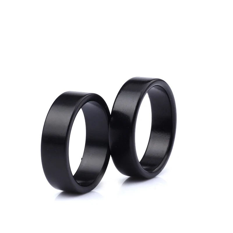 1 Pcs Black Strong Magnetic Magic Ring Magnet Coin Magic Tricks Finger Decoration Magician Ring 18/19/20/21MM Size B1028