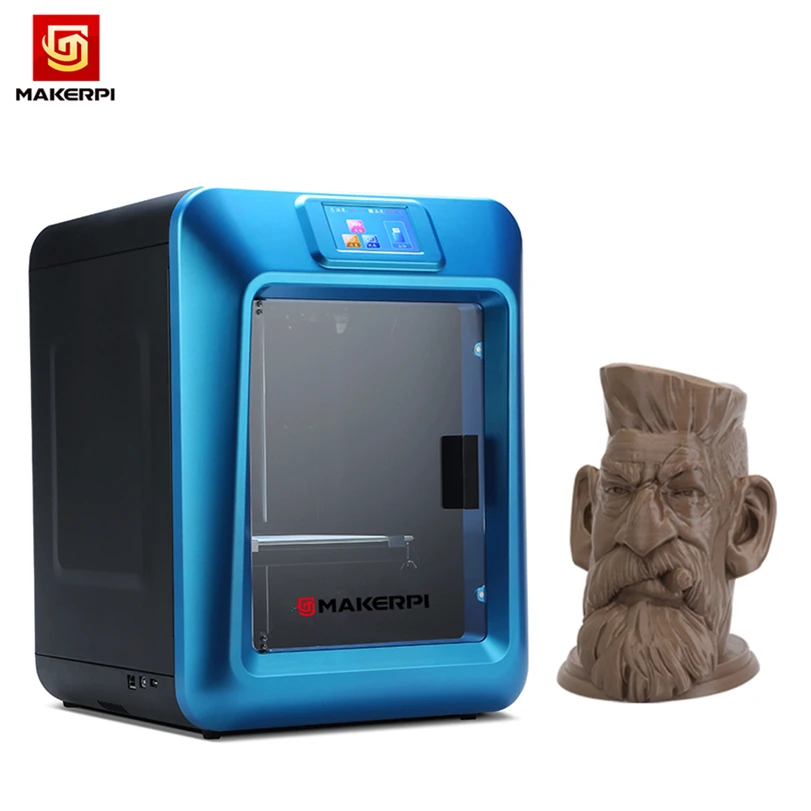 

MakerpPi 3d Printer Fully-Enclosed Laser Engraving 4.3inch Color Touch Screen Self Developed Circuit Board Firmware System