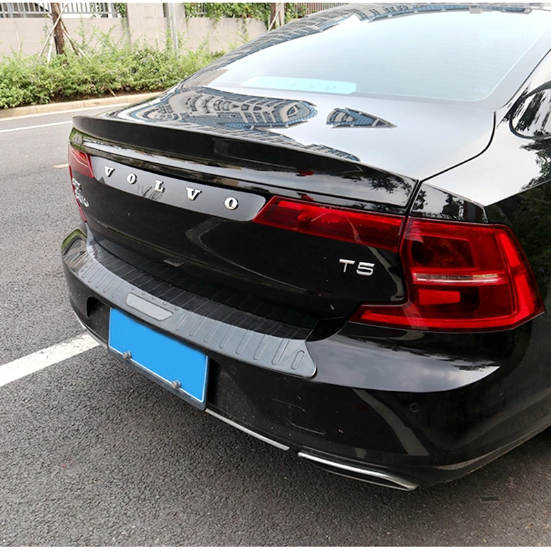 For Volvo S90 Spoiler ABS Material Car Rear Wing Primer Color Rear Spoiler For Volvo S90 s90l S90L Spoiler 2017-2019