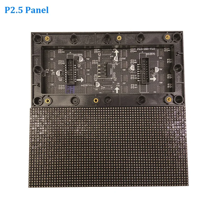 P2.5 160*80mm LED Module For Indoor LED Display Screen  64*32pixels 1/16 Scan SMD2121 3in1 RGB Full Color LED Panel Display