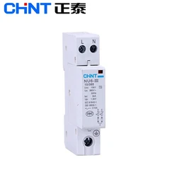 CHNT CHINT NU6-III Surge Protective Device 1P+N 2P 10kV NU6 III 10/385 5KA Surge Arrester Protect electric system 385V AC