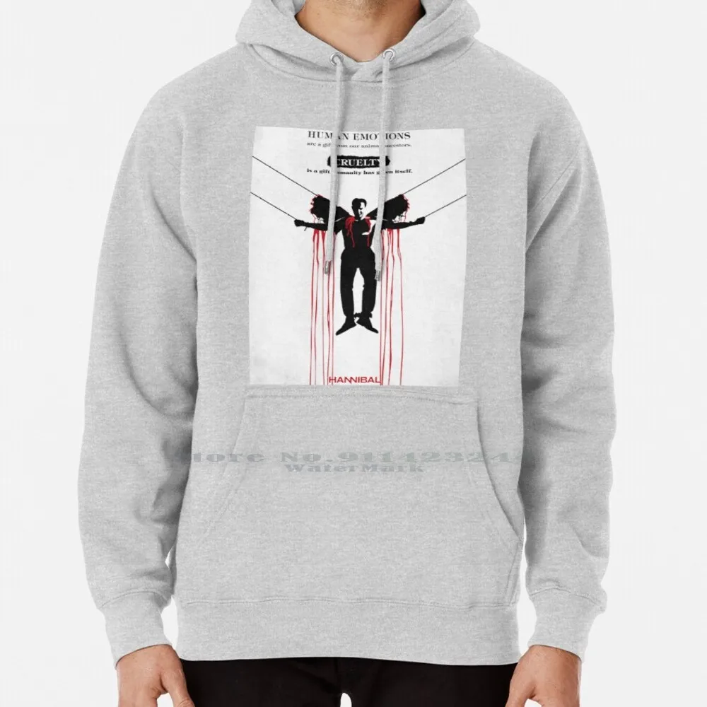Hannibal-Sudadera con capucha Coquilles para mujer, 6xl suéter de algodón, Hannibal Coquilles Angels Of Death Angelmaker Nsfw, jersey de talla grande para Adolescente