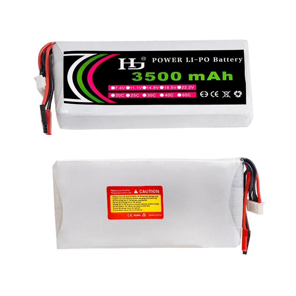 HJ Power 3S 11.1V 3500mah 8C Lipo Battery RC Transmitter JST Fullteba Plug for FS GT3B GT2 T6EHP-E 6EX Remote Controller Parts