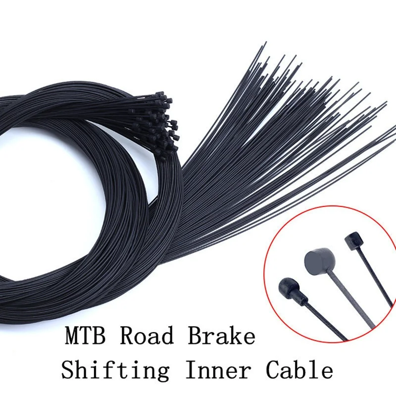 Non-stick coating Bicycle Shifter Brake Cable MTB Road Bike Brake Line Front Rear Derailleur Brake Core Inner Wire Speed Line