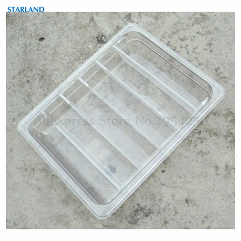 صينية عرض الثلاجة صانع المصاصة الثلجية تظهر الرف ضمان جودة البلاستيك الكهروضوئي صديق للبيئة