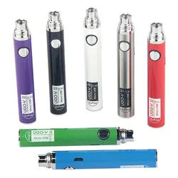 5 sztuk UGO-V2 650mAh/900mAh bateria Evod ładowarka Micro USB do elektronicznego papierosa EGO waporyzator akcesoria