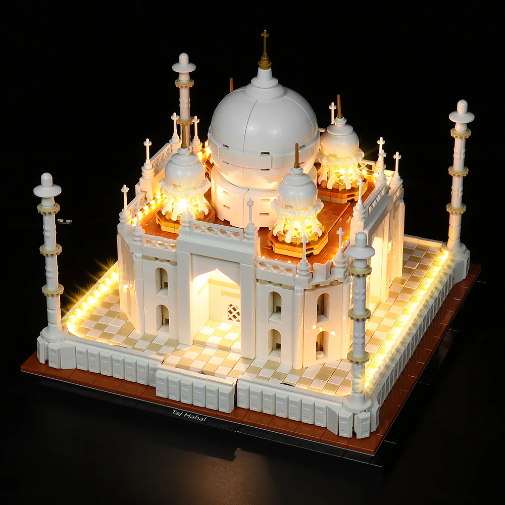 Vonado LED Lighting Set for 21056 Architecture Taj Mahal Kryator Collectible Model Toy Light Kit,Not Included the Building Block